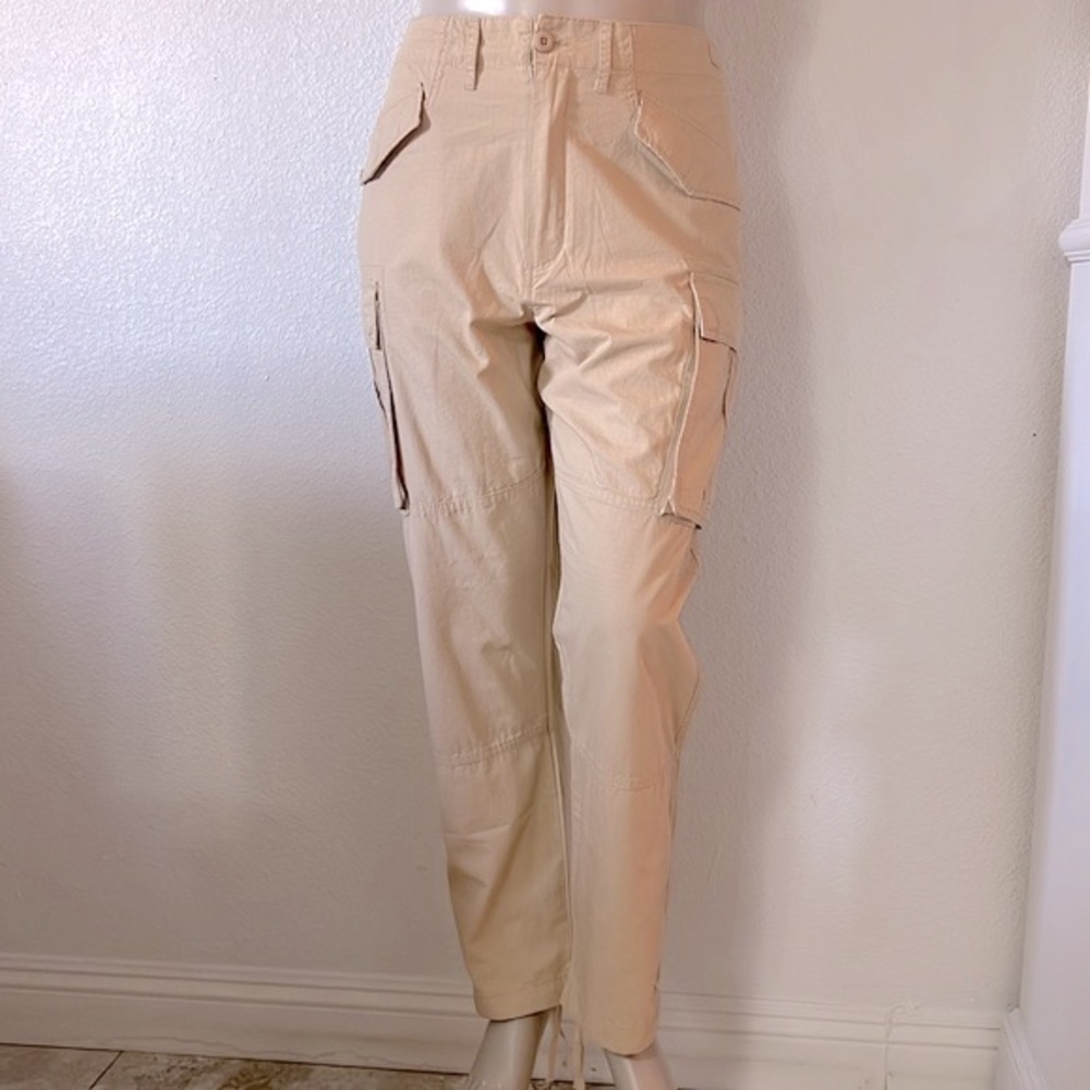 LCKR REGULAR FIT MEN’S CARGO PANTS SIZE-XL COLOR BEIGE NWT